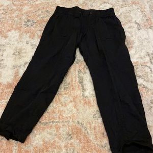 Old navy cropped linen blend pants
